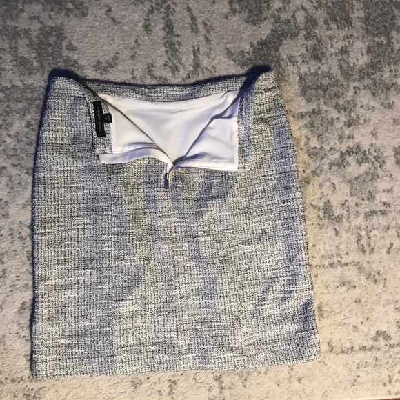 Banana Republic Grey Tweed Boucle Pencil Skirt Size 6 - Picture 3 of 6